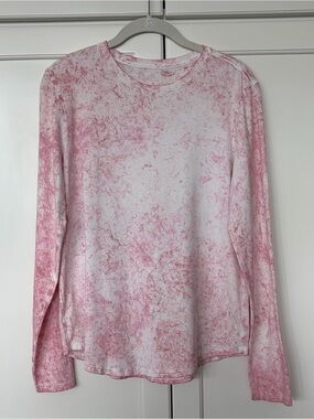 Pink lululemon long sleeve top size 8